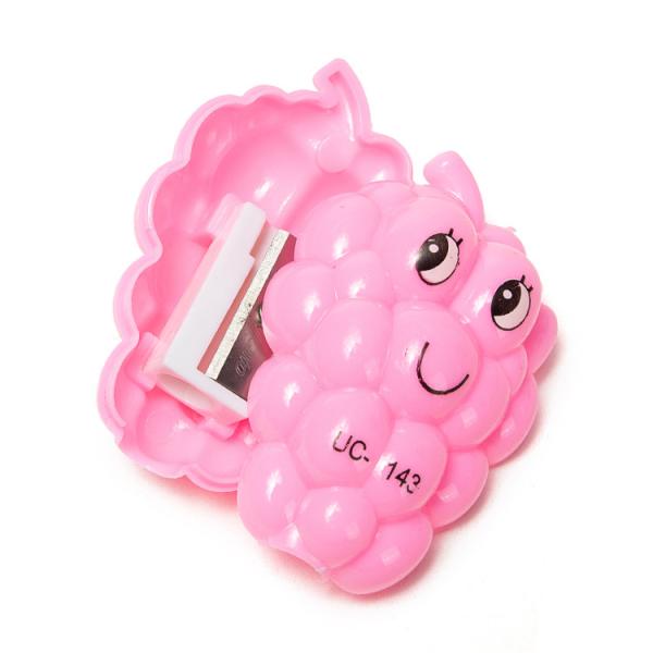 Colorful Smile Fruit Grape Art Pencil Sharpener Baby Toy