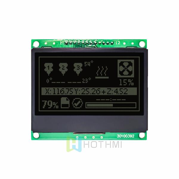 3.0 inch LCD 128x64 Blue Graphic LCD Display | STN Negative Display | White Backlight | ST7565R | SPI arduino