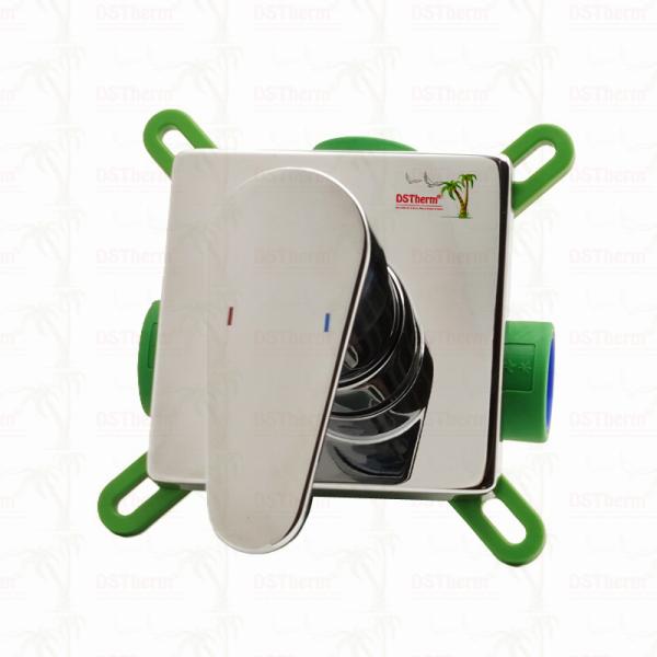 PPR Chrome Plated 3-Way Mixer Shower Valve 20mm 25mm