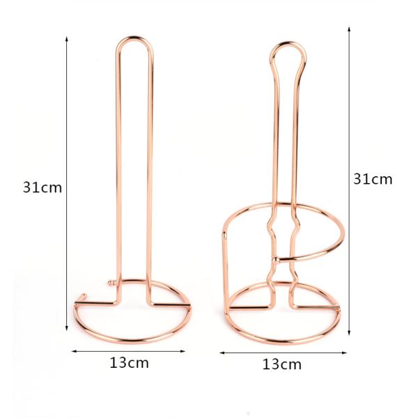 Standing kitchen Paper Holder Stand with toilet Reserve Table Towel Holder