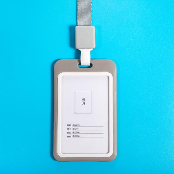 Deyi ID Card Holder Metal Crafts Plastic Material