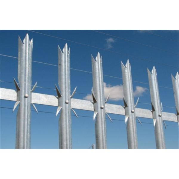 Triple Pointed Anti Corrosion Palisade Fence For Enhanced Protection