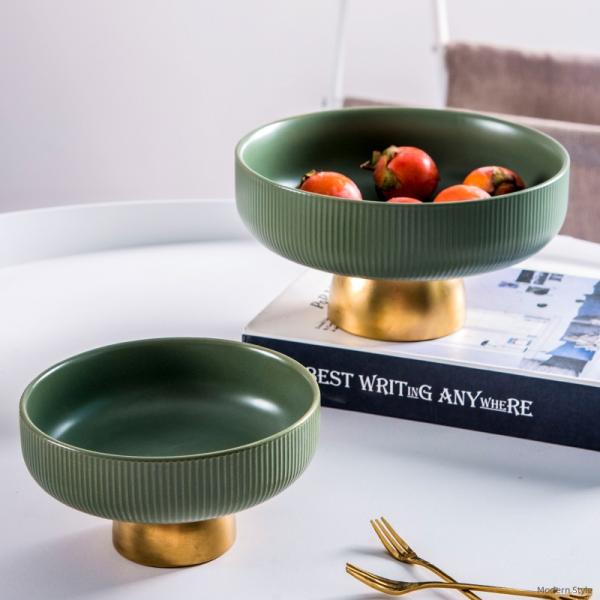 Modern Design Porcelain Dessert Plate For Drinks Stoneware Fruit Plate