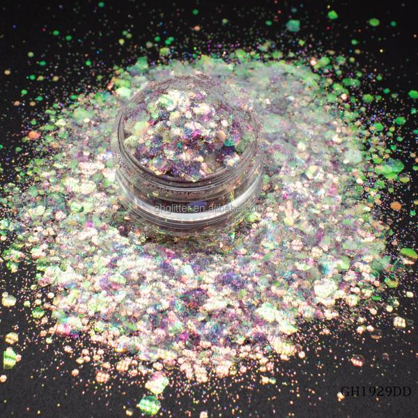 Fantasy Colors Stage Fairy Makeup Plastic Glitter Blend Powder Holographic Craft