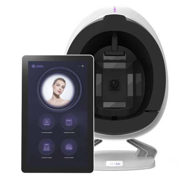 7200K Skin Analysis Machine Portable With 2X Magnifier 12 Problem Detection