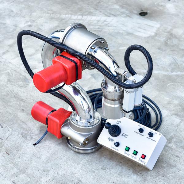 Electric Control 24V High Flow Stainless Steel 304 Long Range Remote Control Fixed Water Truck Water Cannon Customized