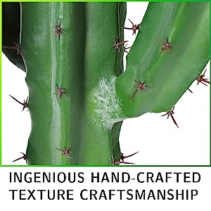 Artificial Cactus Fake Big Cactus 36 Inch Faux Cacti Plants For Home Garden Office Store Decoration