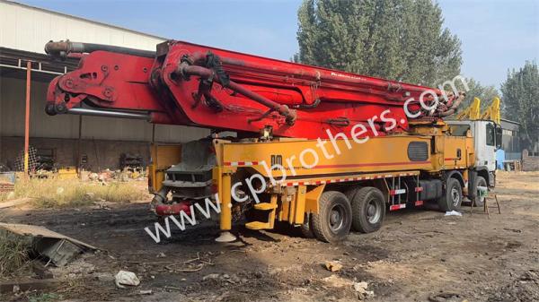 2013 Putzmeister 56m Pompes à béton à béton montées sur camion d'occasion avec projets de construction