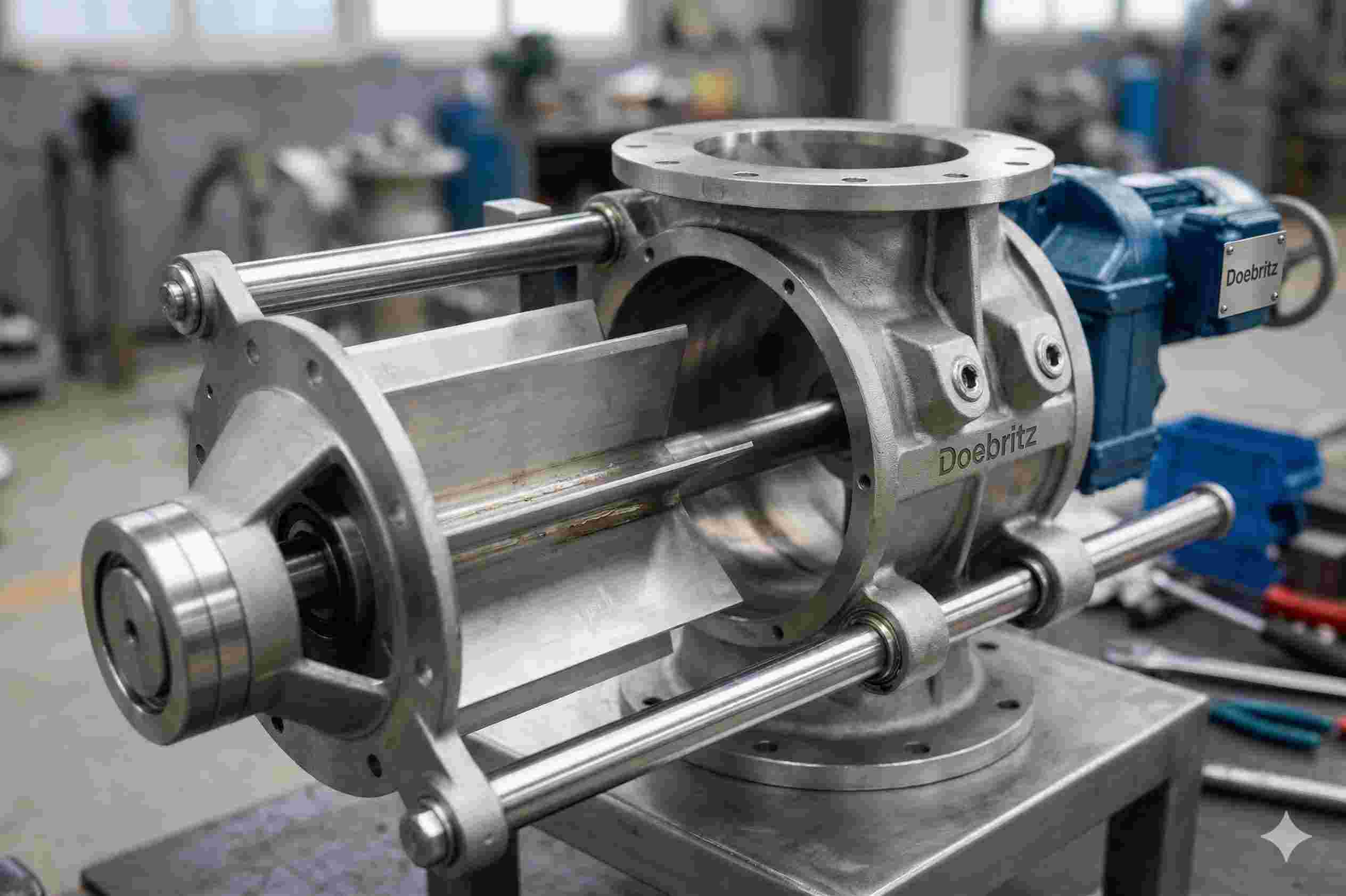 Stainless Steel Quick Dismounting Rotary Valve for Stable Powder Conveying