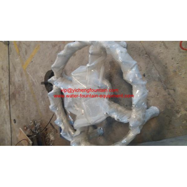 Stainless Steel Water Fountain Equipment Spray Ring Pipe Base Any Inchs