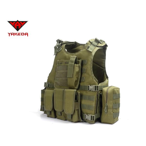 Comfortable Military Bulletproof Vest , Molle Airsoft Paintball Plate Carrier