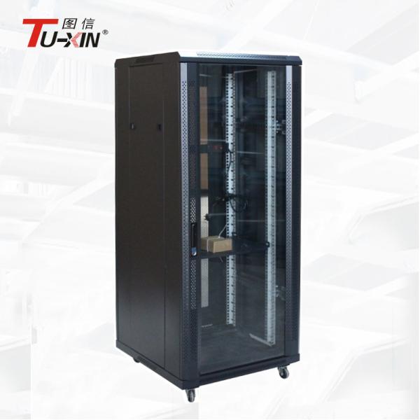 Big Capacity19 Inch Server Rack Cabinet 600mm * 600mm Durable Anti - Vibration