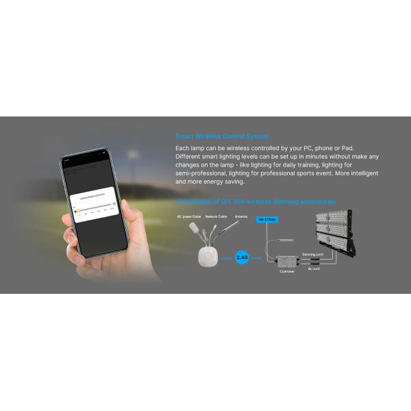 rendement élevé multifonctionnel rotatif de lumières d'inondation de terrain de cricket 240W