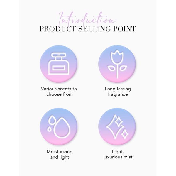 Delicate 100ml Cruelty Free Liquid Highlighter Waterproof Body Highlighter Spray