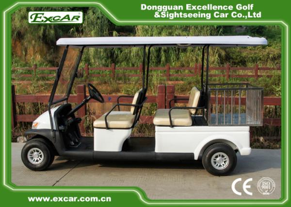 Carro com erros do hotel rápido de EXCAR 4 Seater com o chassi do aço da cama da carga