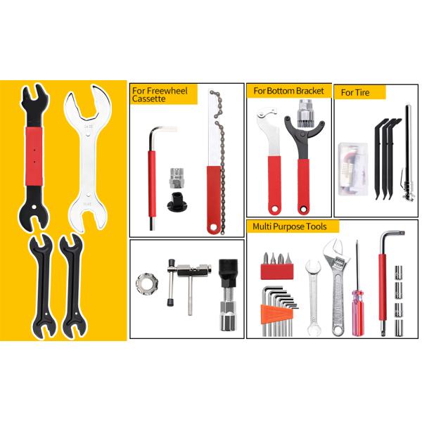 Bike Repair Tool Kit - 16 in 1 Bicycle Multitool Mountain Bike Tool Cycling Maintenance, Bike Hex Key Wrench