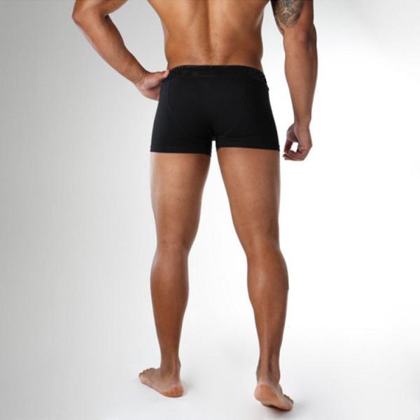 Высококачественные спортивные брюки боксеры мужчины средний рост двухцветный цвет подростки хлопчатобумажное белье