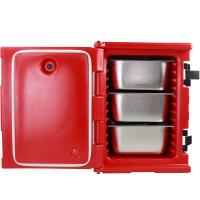 Boîte de transport alimentaire isolée pour sandwichs à chaud de 90 L