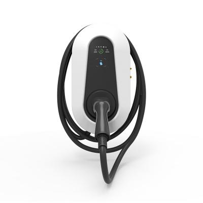 11kW Portable Ac Ev Charger Schuko Plug 10A 16A Ev Type 2 Charger