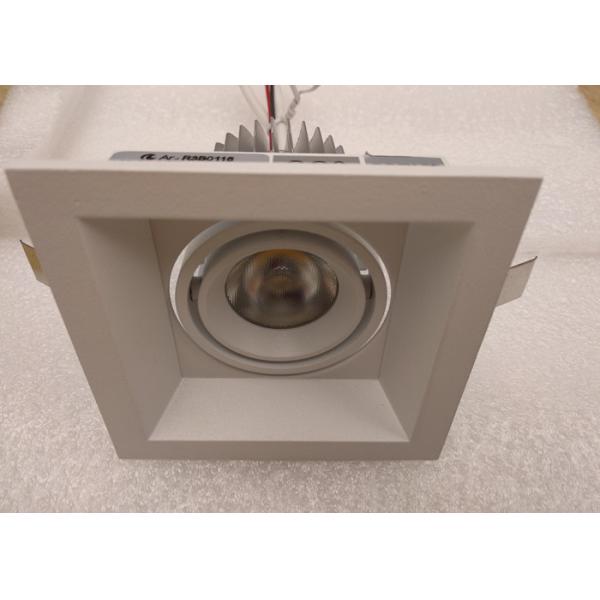 Shopping Mall 7 Watt Square LED Recessed Downlight 3000K Warm White CE CCC ROHS