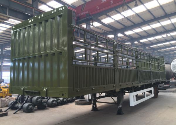 Do leito eixos 30-60Tons 13m do caminhão de reboque 3 semi para o recipiente de carregamento