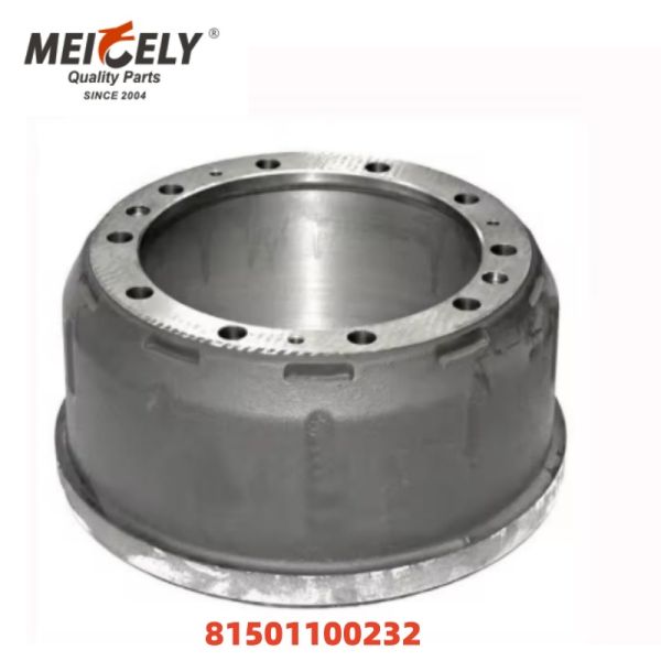 High-Quality Brake Drum OEM 81501100232 Front Brake Drum For Shacman HINo Truck Parts