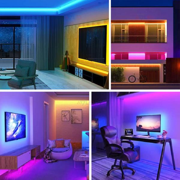 Color Changing Led Strip Lights RGB CCT Cob Led Strip