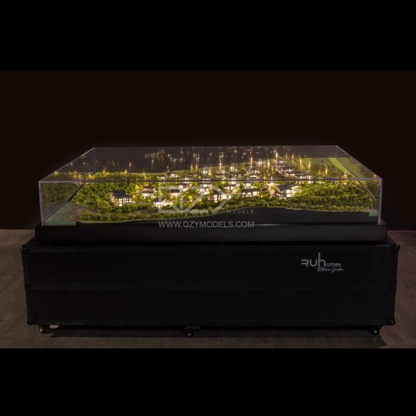 RU Homes-Architecture Miniature Model 1/ 200 Conceptual Minimalism Style Laser Cutting Tech