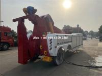40 toneladas de carga pesada 3 etapas Booms cuerpo de destructor integrado