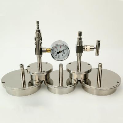 Stainless steel 304 flange seat tube furnace special flange water cooling non-standard high vacuum flange seal custom factory