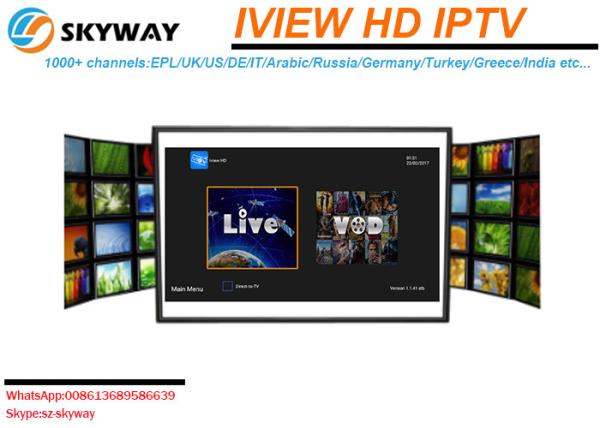 Wholesale Europe IPTV account for Germany , Italy , UK , Greece , Albinia , Turkish Arab iptv subscription one year