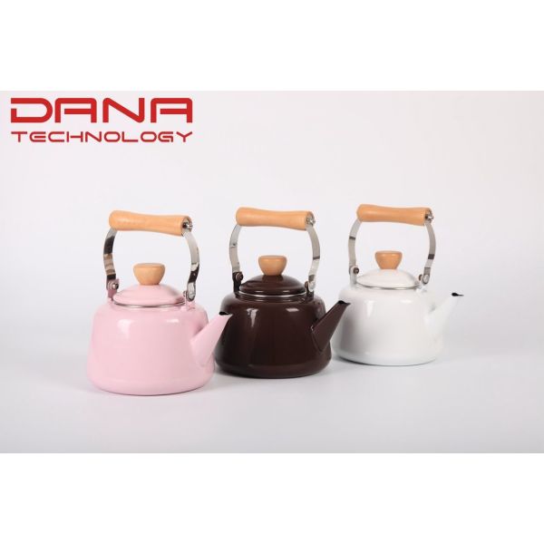 Flower Theme Small Enamel Kettle Kitchen Tea Kettle Enamel Tea Pot
