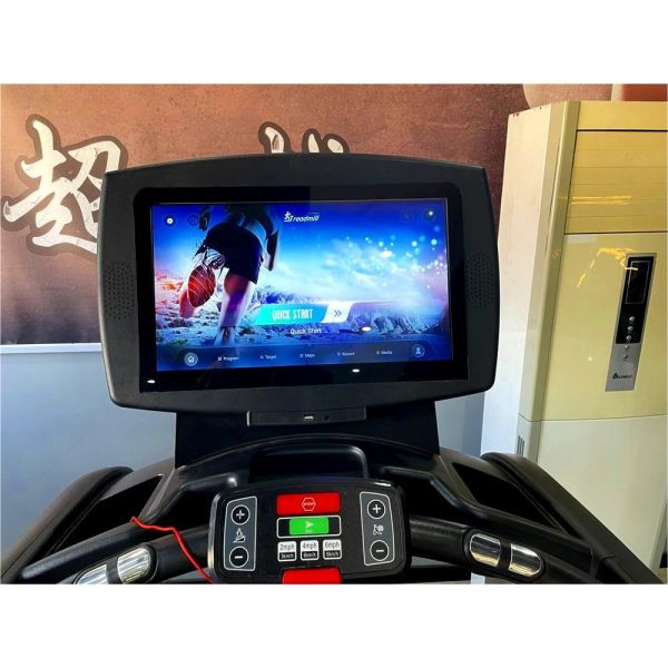 Commercial Touch Screen Treadmill Gym Cardio Fitness Equipment Electric Running Walking Training Heavy Duty Structure
