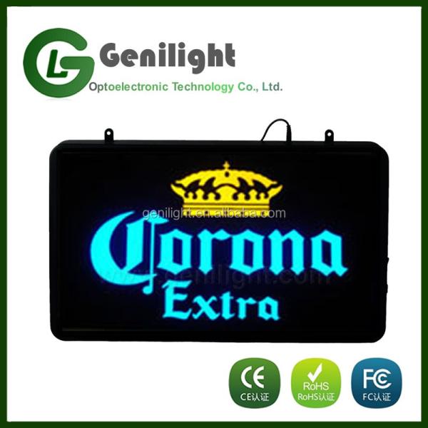 Eye-catching Touch Screen Custom Epoxy Resin LED Neon Open Sign for Store Business
