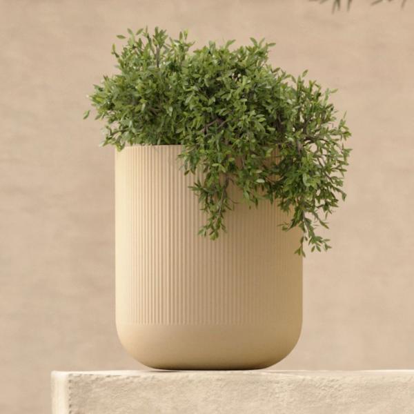Potes de flores e plantações de jardim exterior oblongos de alta qualidade