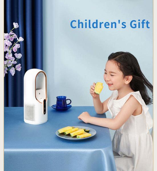 Leafless Fan Mini Air Conditioner Portable USB Rechargeable Water-cooled Air Conditioner Household Spray Humidifying Air Cooler