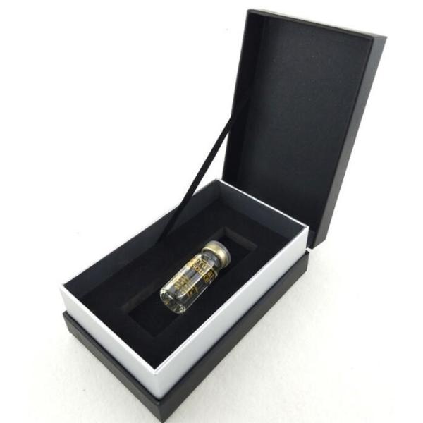 Silver or gold foil hot stamping custom logo printing paper cardboard Jewelry necklace luxury packing box bagease packa