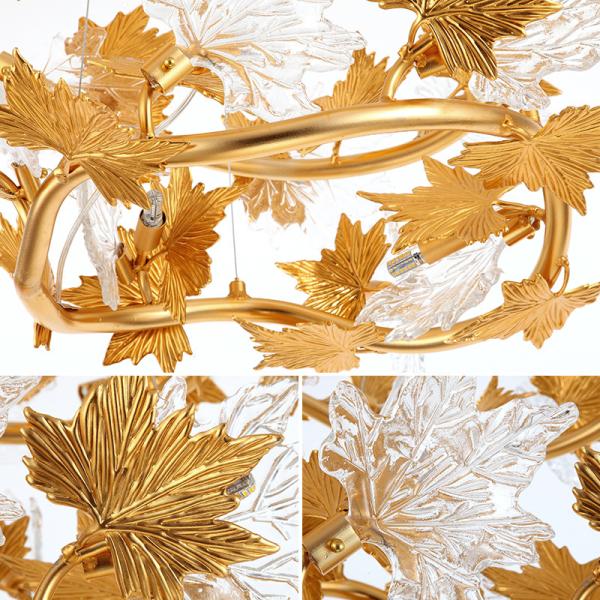 Energy Saving  Hanging Modern Pendant Light  Modern Gold Ceiling Lights No Mercury