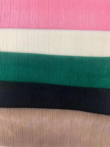 75D/100D Spun yarn Polyester Jacquaand Fashion Designs for Luxury Trousers GSM:190-300g Static-free AZO-free