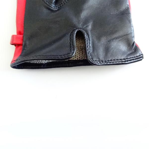 Leather Gloves Lining Wool Ladies Leather Gloves