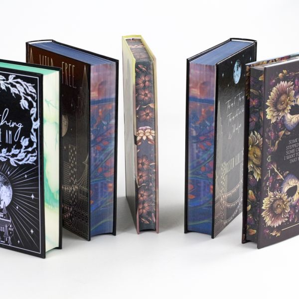Rounded Spine Binding Hardcover Book Printing Eco Friendly Digital Edge Printing