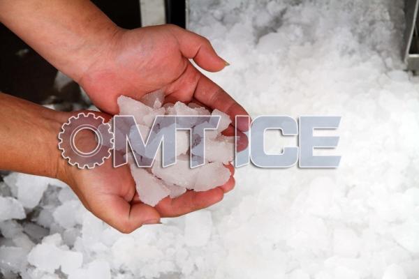 Industrial Ice Crusher for Cube or Tube Ice Cutting and Crushed Ice Production in Industrial Settings