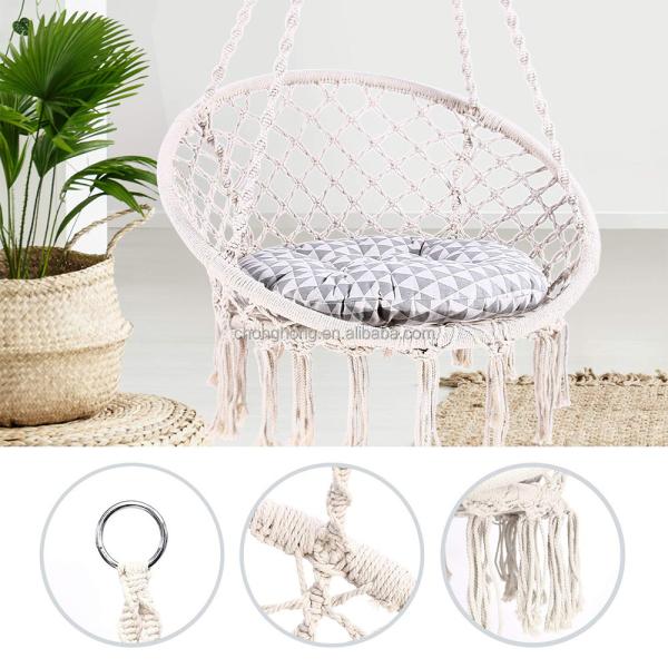 Hammock Patio Swing Chair Yard Garden Macrame Swing Hanging Chair Pet Hammock