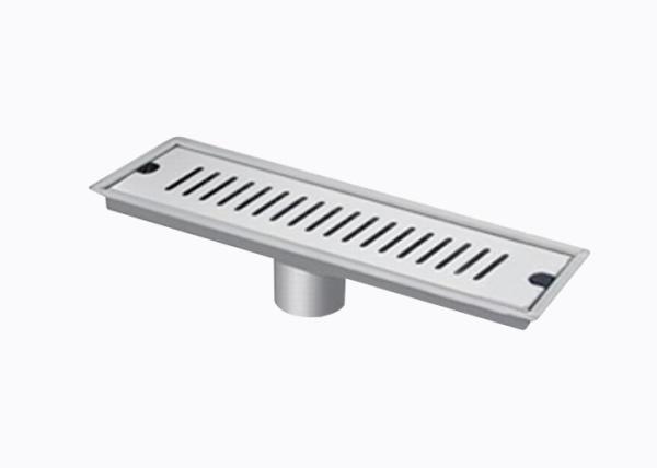 Recyclable Reuse Stainless Steel Shower Grates , High Strength Linear Shower Grate