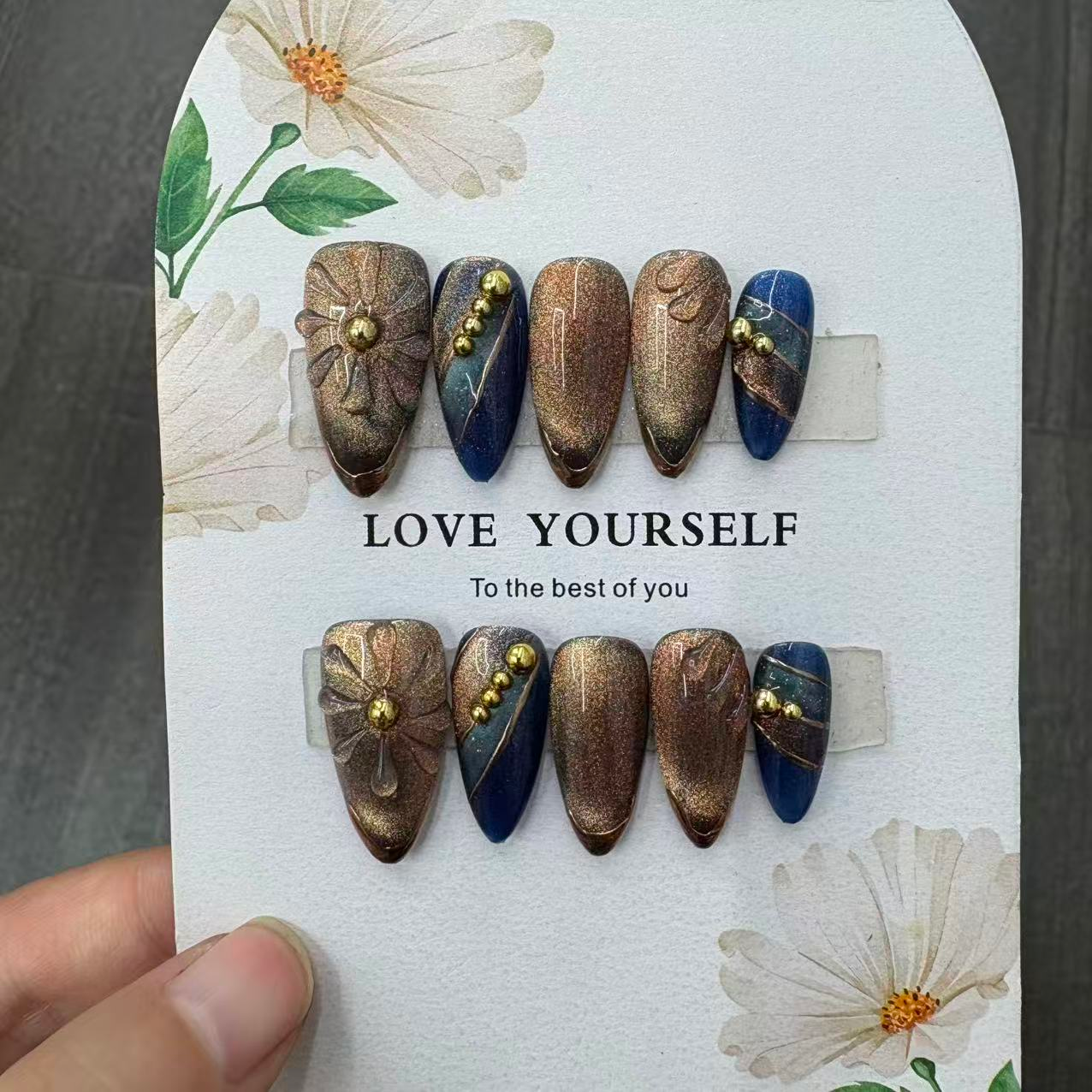 Elegant Style Durable Handmade Fake Nails For Effortless Nail Beauty