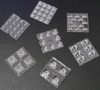 50X50MM 2x2 LED Array PC Lens 4 / 6 / 8 / 12 / 16 / 24 LED Pour les LED SMD 3030/3535/5050