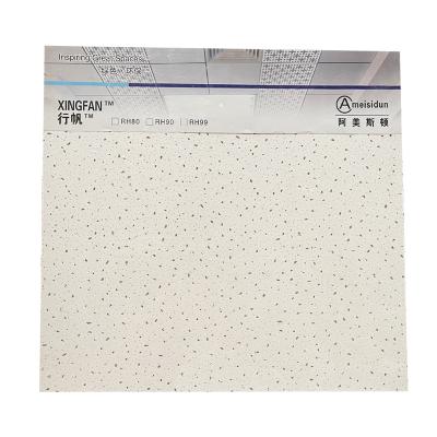 Ceiling Mineral Wool Board 600x600mm 10mm Thickness Acoustic Ceiling Tiles Grid