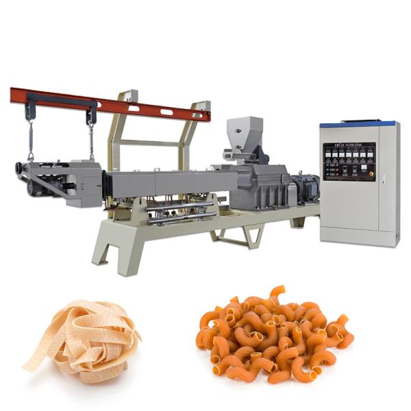 Linha de produção máquina do macarrão da massa dos SS 380V 50HZ do produto comestível 2t