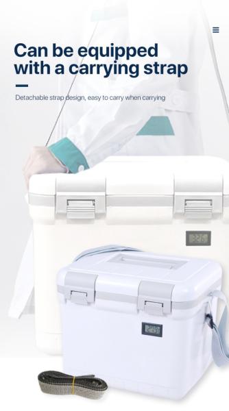 Caixa frigorífica de vacinas médicas de 6 L isolada para transporte de cadeia de frio