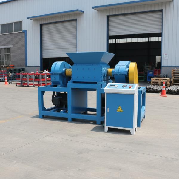 Industrial Automatic Double Shaft Shredder Machine For Plastic Alloy Scrap Metal Recycling Heavy Duty Twin Shaft Crusher Double Shaft Shredder Machine for Plastic Bucket